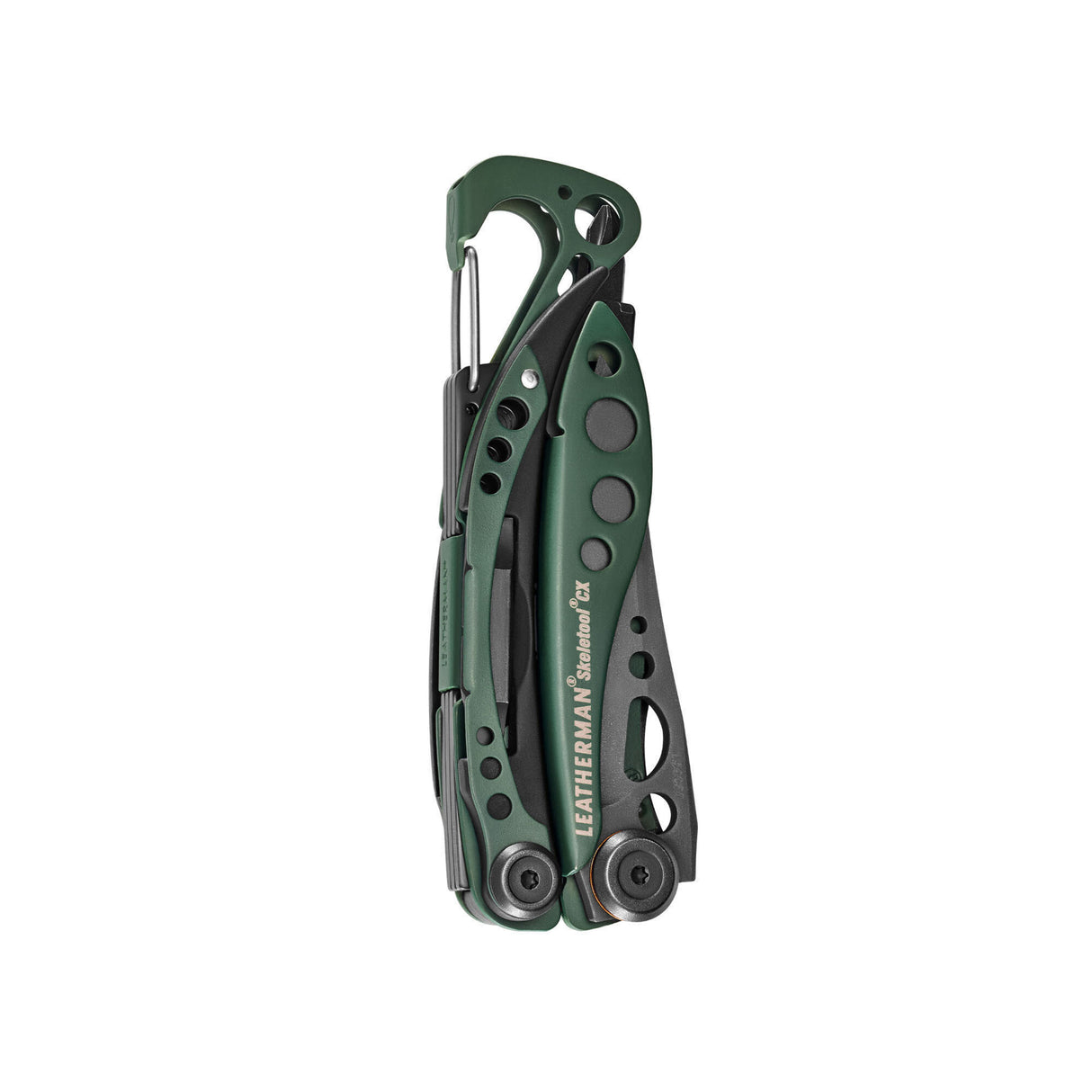 Translation missing: en.Skeletool CX OD Green in a closed front position