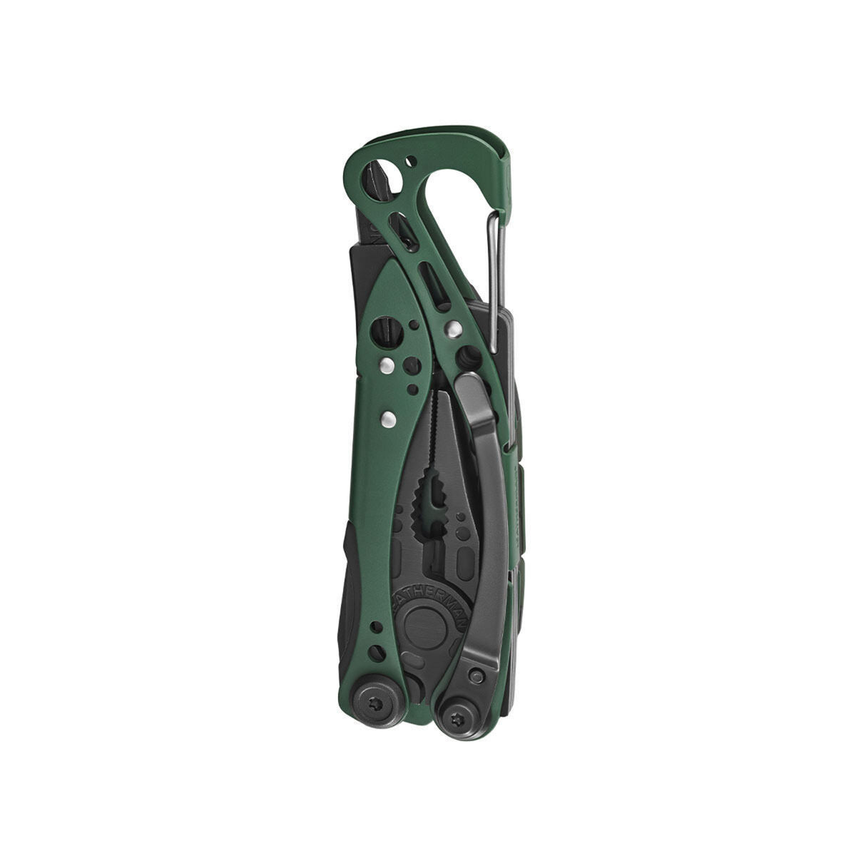 Translation missing: en.Skeletool CX OD Green in a closed back position