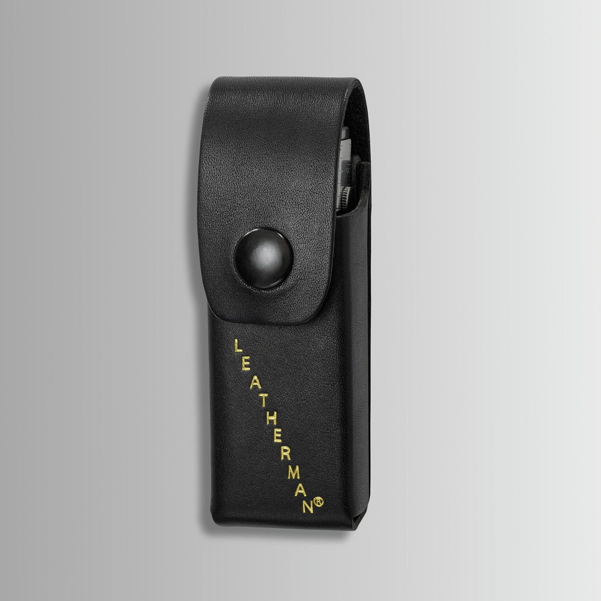 Translation missing: en.Stainless steel Batch #008: Captain's Crunch multitool in a black Leatherman-branded sheath