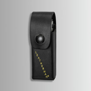 Translation missing: en.Stainless steel Batch #008: Captain's Crunch multitool in a black Leatherman-branded sheath