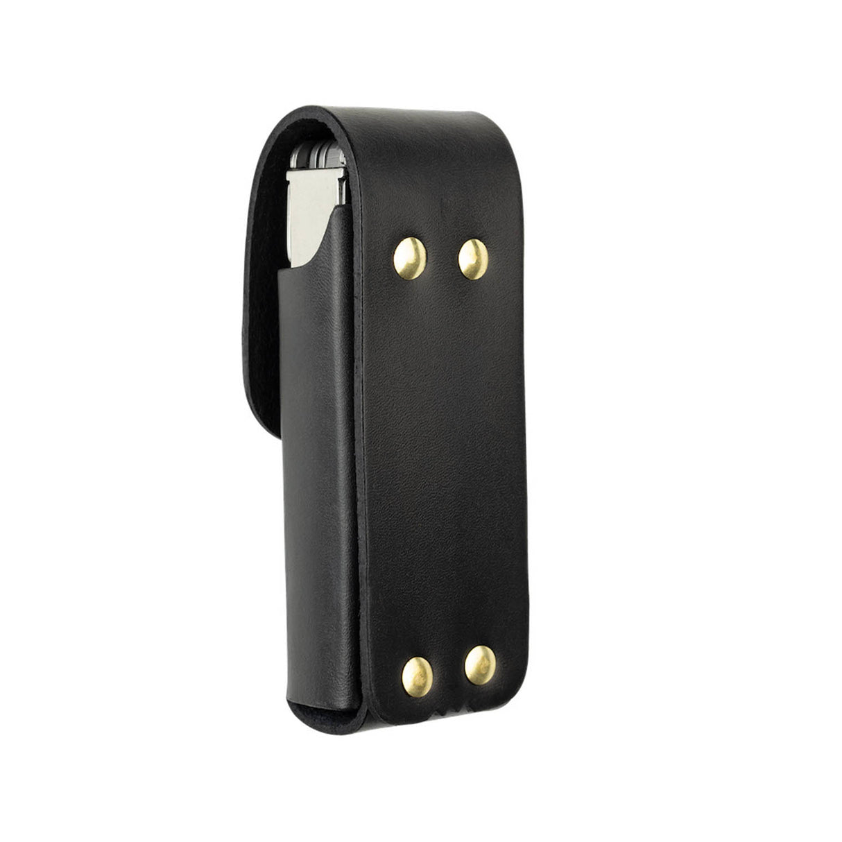 Translation missing: en.Leather Box Sheath Black Back