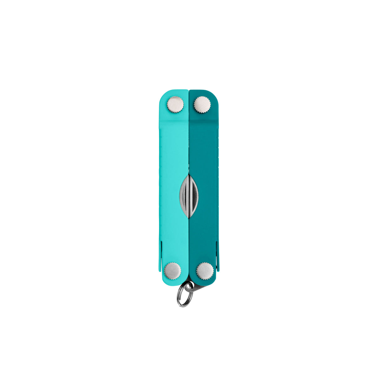Translation missing: en.Parakeet Leatherman Micra® multi-tool closed, showcasing its compact design and keychain attachment