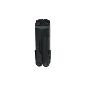 Translation missing: en.Black Leatherman Rebar® multi-tool closed showcasing its compact design for easy carry
