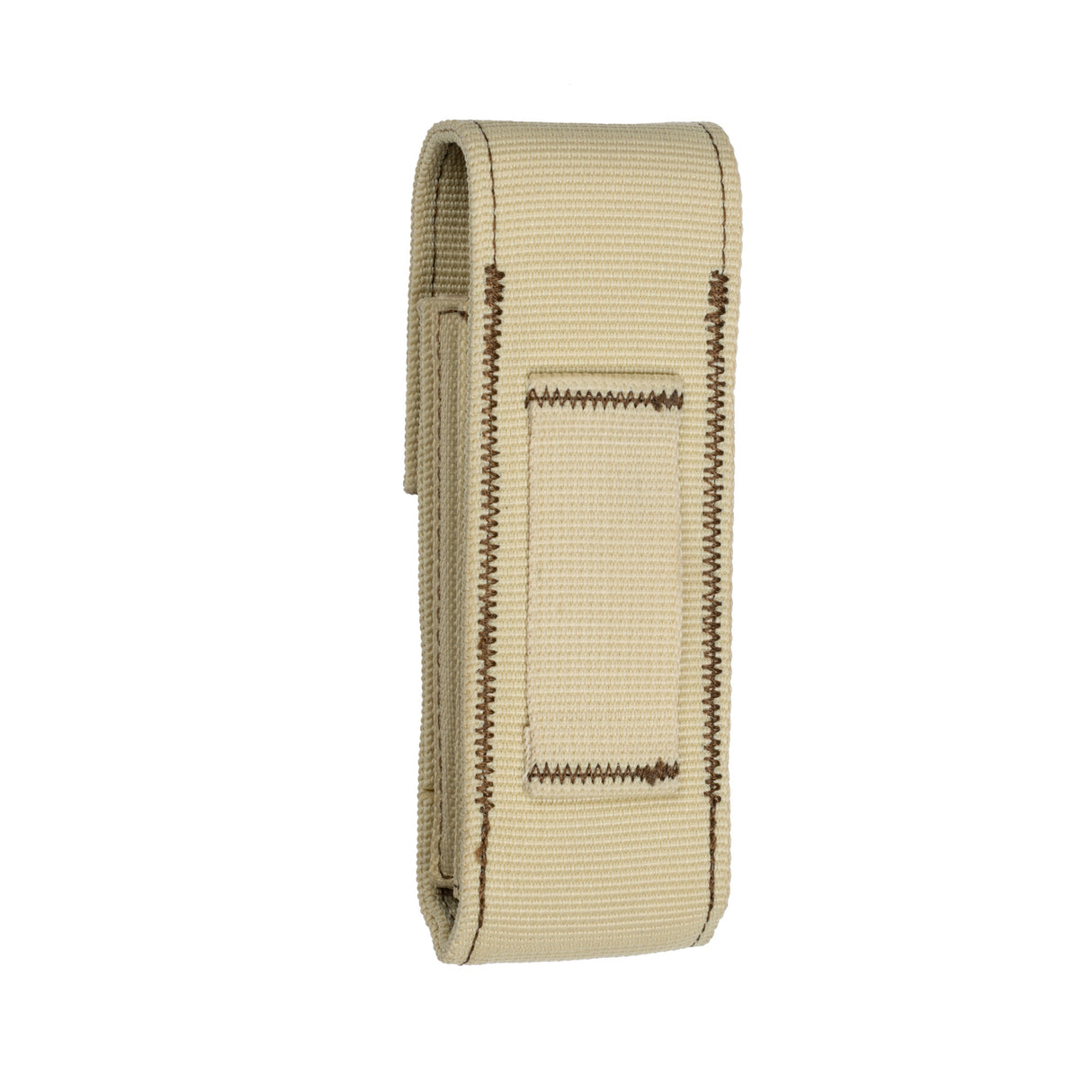 Translation missing: en.Back view of the Sandstorm nylon sheath with brown stitching and belt loop