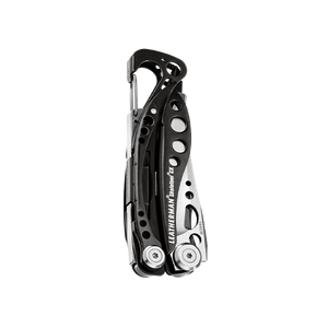 Translation missing: en.Leatherman Skeletool® CX Black &amp; Stainless compact folding multitool with carabiner clip