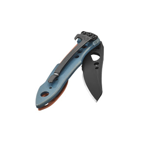 Translation missing: en.Partially open view of a Skeletool® KBX in Aurora color showcasing its sleek design