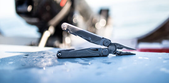 Leatherman Wave+ on a boat
