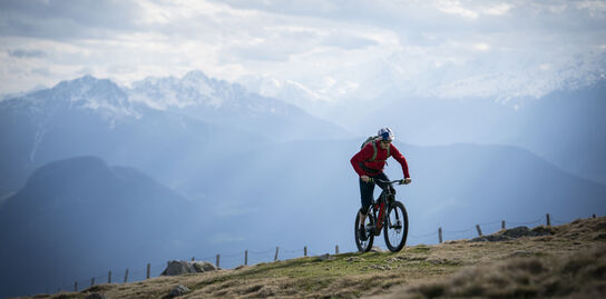 Tom Ohler on a mountain bike