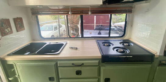 A brand new camper counter top