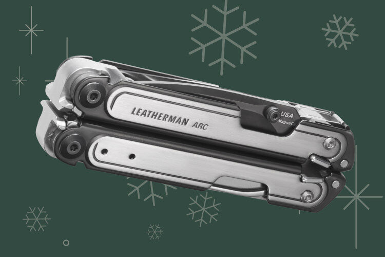 leatherman ARC on a holiday background