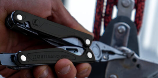Leatherman Charge+ pliers in use