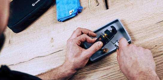 Leatherman Blade Sharpener being used to sharpen a tool