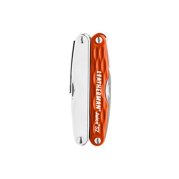 Leatherman juice s2 multi-tool, red, closed view image 1