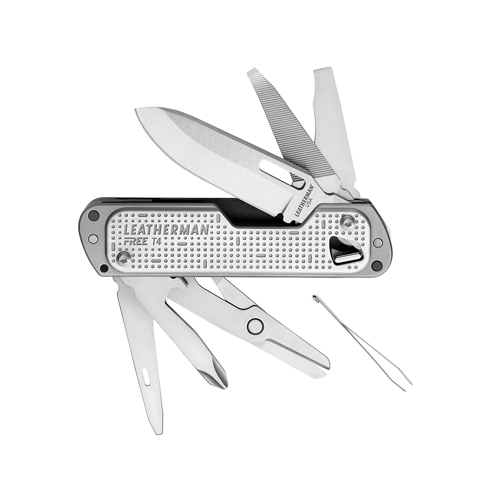 1pc Men's Portable Folding Swiss Nail Clipper And Tweezers With