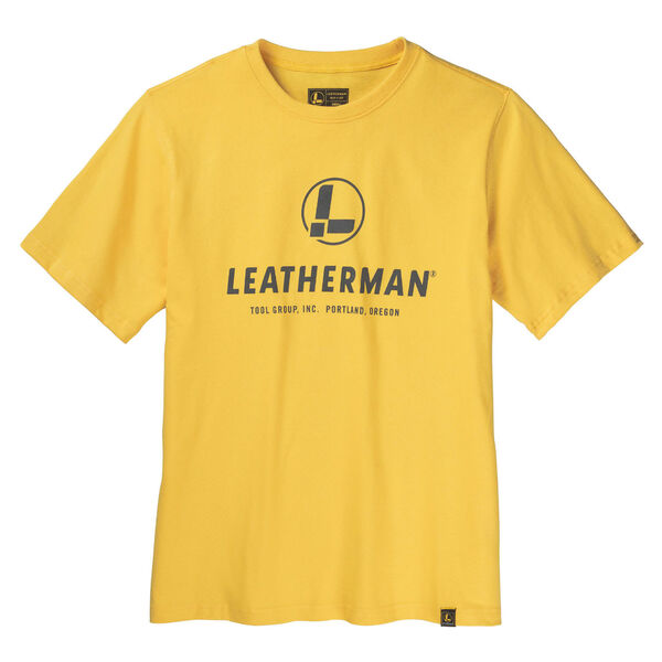 Yellow Chest Logo Short Sleeve Tee front