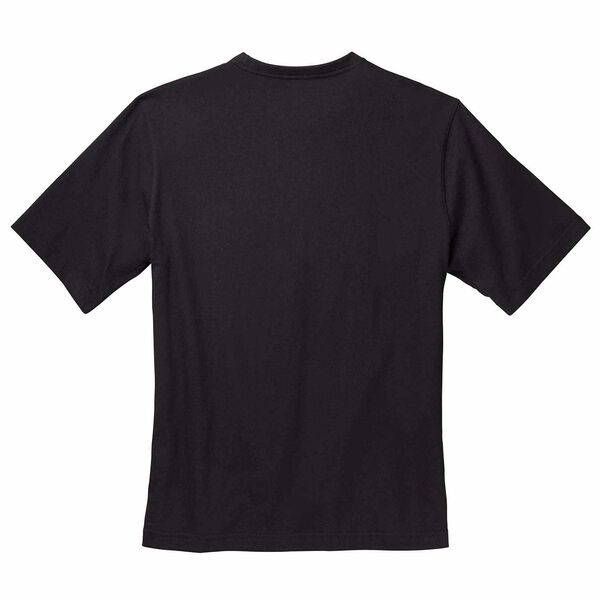 Black short sleeve T-Shirt with PST badge back side