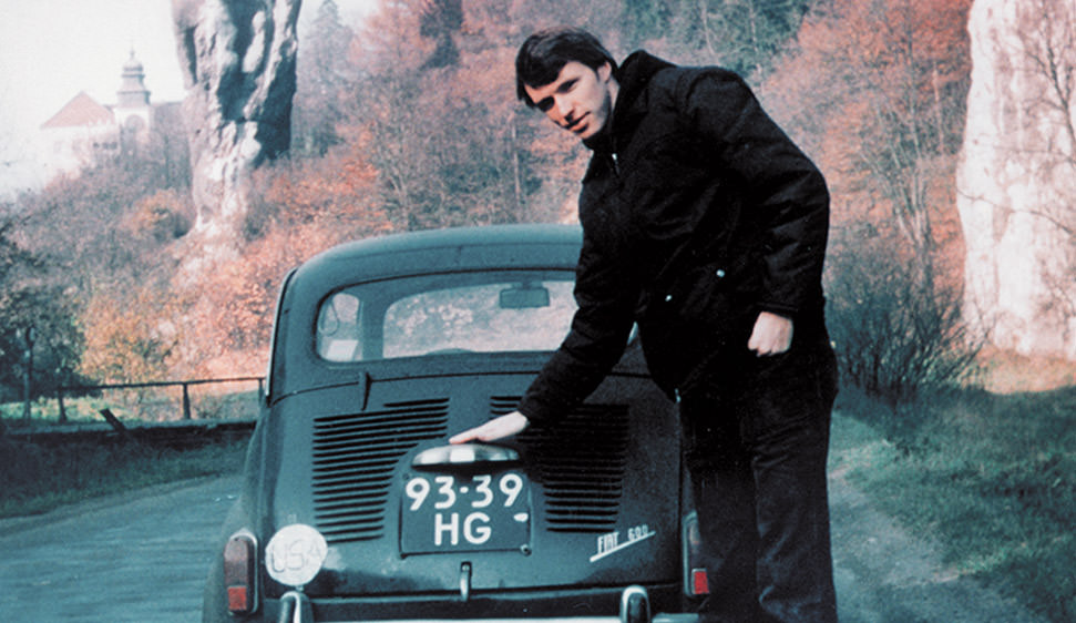 Tim with a Fiat