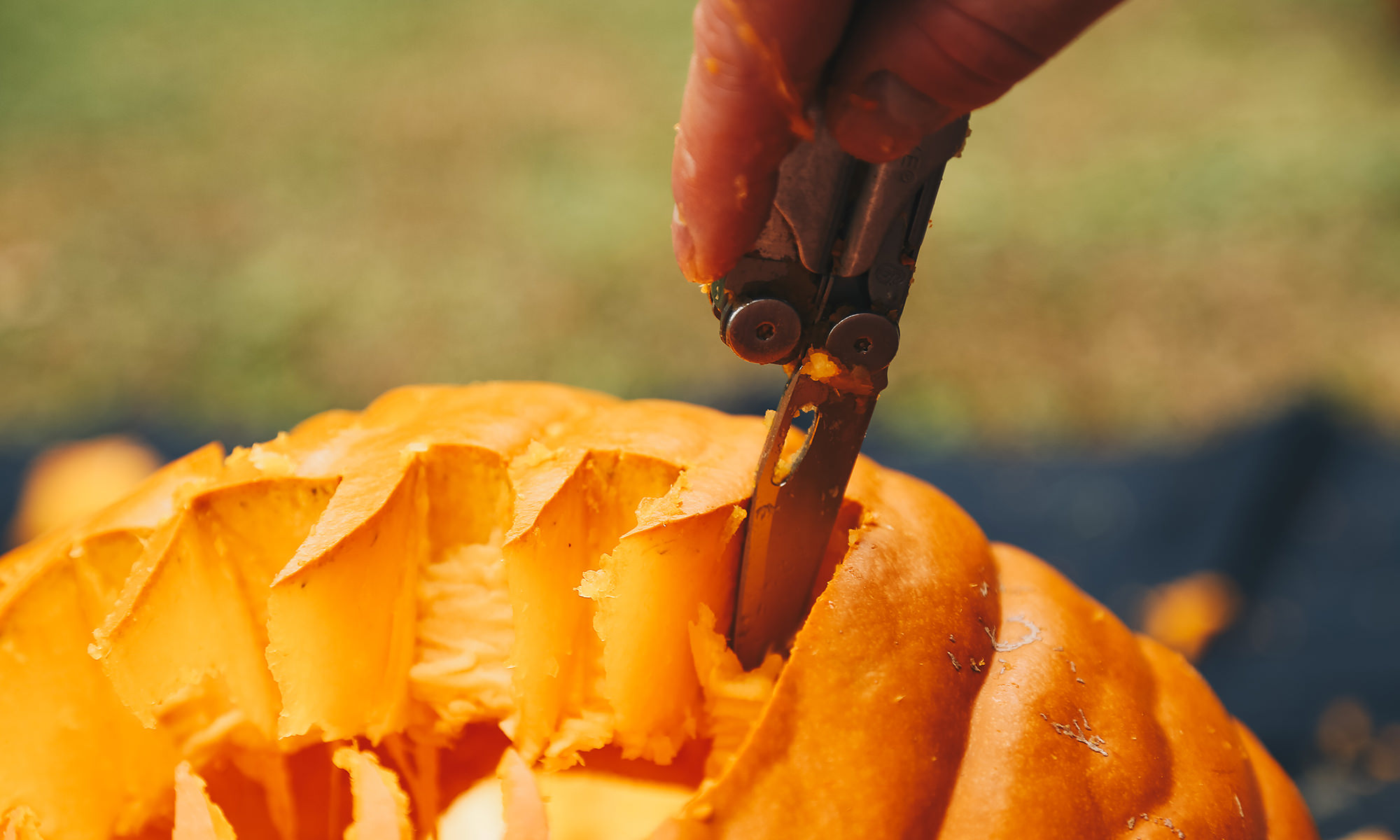 leatherman pumpkin carving