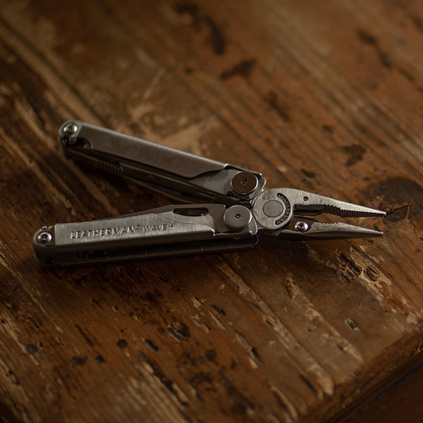 Leatherman Wave on a table