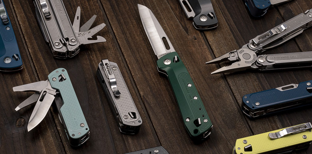 A variety of Leatherman Free series tools
