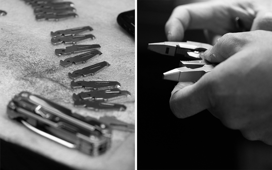assembly of leatherman multi-tools