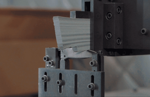 Magnacut blade testing on paper cutter
