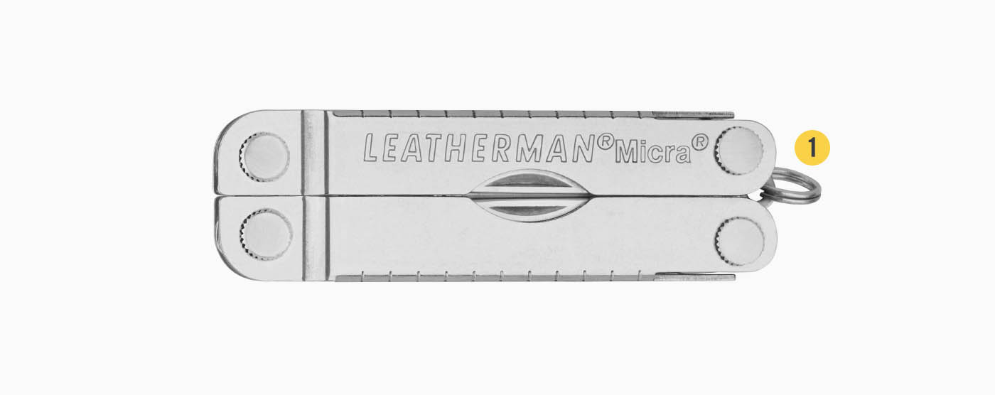 Leatherman Stainless Steel Micra Multi-Tool, Gray (Leatherman